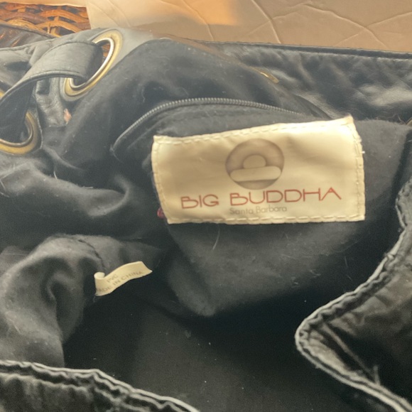 “BIG BUDDHA” Black Soft Sided Quilted Bag. - Picture 9 of 15